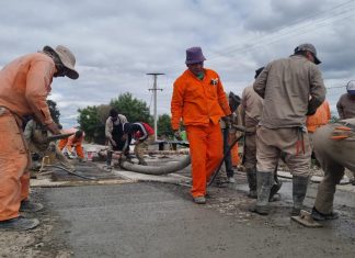 NUEVO PUENTE SOBRE EL RÍO VAQUEROS: INICIA LA CONSTRUCCIÓN DE LA ROTONDA Y SE HABILITAN DESVÍOS EN LA RUTA 9