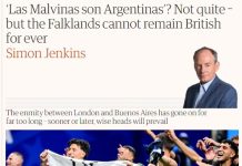 LA BANDERA POR MALVINAS EN EL MUNDIAL LOGRÓ REABRIR LA DISCUSIÓN DIPLOMÁTICA Y GENERÓ UNA NOTA EDITORIAL DEL DIARIO THE GUARDIAN