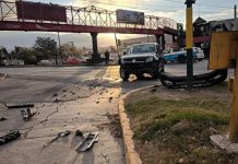 OTRO IRRESPONSABLE PROVOCÓ UN VIOLENTO SINIESTRO EN LA FATÍDICA AVENIDA PARAGUAY