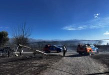 LA MUNICIPALIDAD TRABAJA INTENSAMENTE PARA SOFOCAR UN INCENDIO EN SAN LUIS
