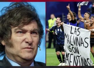 “NO HAY QUE CAER EN SLOGANS POPULISTAS Y BERRETAS”: LA CRITICA DE MILEI CONTRA LA SCALONETA POR LA BANDERA DE MALVINAS