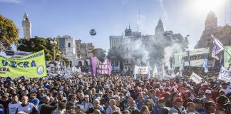 LA CGT VUELVE A LAS CALLES CONTRA EL PLAN ECONÓMICO DE MILEI Y CAPUTO