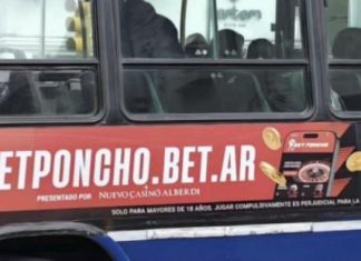 LA MUNICIPALIDAD ORDENÓ RETIRAR LA PUBLICIDAD DE APUESTAS EN COLECTIVOS DE SAETA