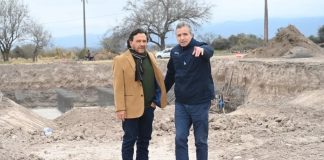 COMENZÓ LA CONSTRUCCIÓN DEL CANAL PLUVIAL DE LA AUTOPISTA DEL VALLE DE LERMA: SÁENZ SUPERVISÓ LAS OBRAS