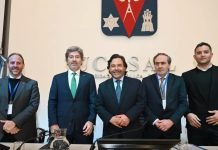 SÁENZ Y EL MINISTRO MAHIQUES FIRMARON CONVENIOS PARA FORTALECER LA JUSTICIA