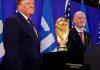 TRUMP EN MODO SCALONETA: RESPALDÓ A LOS JUGADORES DE LA SELECCIÓN EN SU RECLAMO POR MALVINAS, HALAGÓ A MESSI Y SALUDÓ AL CHIQUI TAPIA
