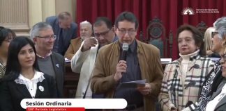 EMOTIVO HOMENAJE EN LA LEGISLATURA PROVINCIAL EN SUS BODAS DE PLATA DEL GRUPO LITERARIO GARABATO, DE EL GALPON