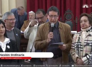 EMOTIVO HOMENAJE EN LA LEGISLATURA PROVINCIAL EN SUS BODAS DE PLATA DEL GRUPO LITERARIO GARABATO, DE EL GALPON
