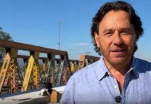 PUENTES SOBRE EL RÍO VAQUEROS Y CIRCUNVALACIÓN: SÁENZ SUPERVISÓ LA OBRA QUE AVANZA CON ASISTENCIA FINANCIERA PROVINCIAL