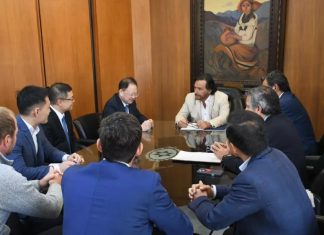 EL GOBERNADOR SE REUNIÓ CON LAS MÁXIMAS AUTORIDADES DE GANFENG LITHIUM QUE PROYECTA AMPLIAR SUS INVERSIONES EN SALTA