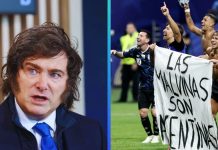 MILEI VOLVIÓ A HABLAR DE LA BANDERA DE MALVINAS Y FUE “MUY CRITICÓ” CON LOS JUGADORES DE LA SELECCIÓN ARGENTINA
