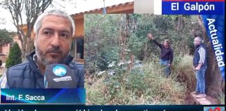 “LAS OBRAS SON PARA PERMITIR MAYOR ESCURRIMIENTO DEL AGUA”