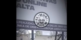 TELEFONO PARA MADILE: PUSIERON UN CARTEL DE BET WARRIOR EN LA CASA DEL NIÑO DEL HOSPITAL PÚBLICO MATERNO INFANTIL