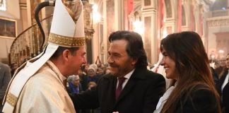 SÁENZ PARTICIPÓ DEL PRIMER DÍA DEL TRIDUO DEL MILAGRO
