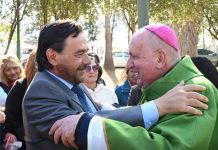 SÁENZ PIDIÓ AL ARZOBISPO DE SALTA QUE LOS PEREGRINOS TENGAN UN LUGAR ESPECIAL JUNTO A LOS SANTOS PATRONOS DURANTE LA PROCESIÓN