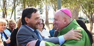 SÁENZ PIDIÓ AL ARZOBISPO DE SALTA QUE LOS PEREGRINOS TENGAN UN LUGAR ESPECIAL JUNTO A LOS SANTOS PATRONOS DURANTE LA PROCESIÓN