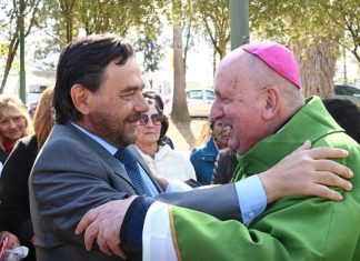 SÁENZ PIDIÓ AL ARZOBISPO DE SALTA QUE LOS PEREGRINOS TENGAN UN LUGAR ESPECIAL JUNTO A LOS SANTOS PATRONOS DURANTE LA PROCESIÓN