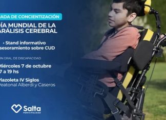 LA MUNICIPALIDAD REALIZARÁ UNA JORNADA DE CONCIENTIZACIÓN SOBRE PARÁLISIS CEREBRAL