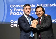 “EL VERDADERO MOTOR DE ESTA PROVINCIA SON USTEDES”: SÁENZ FIRMÓ CONVENIOS CON EL CFI POR $4.000 MILLONES PARA FORTALECER A LAS MIPYMES